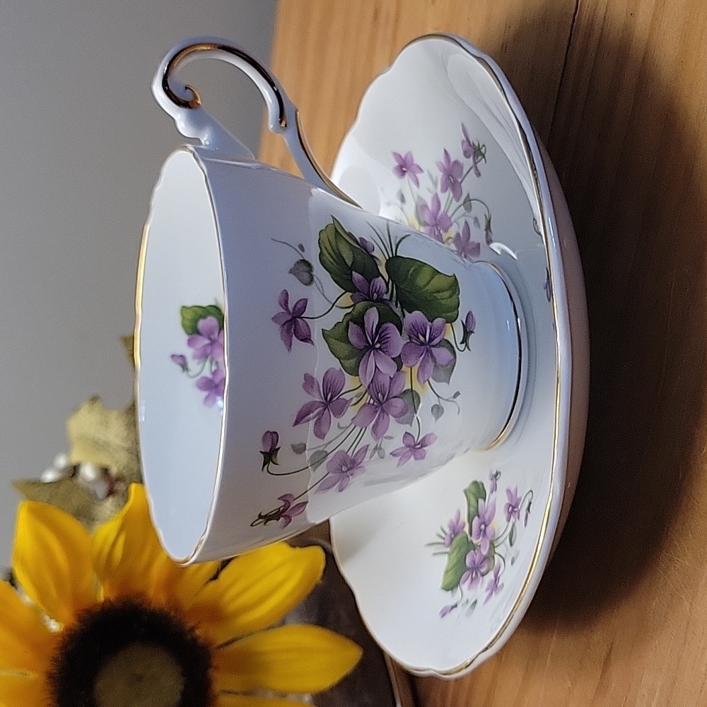 1960's Regency English Fine Bone China Teacup Set